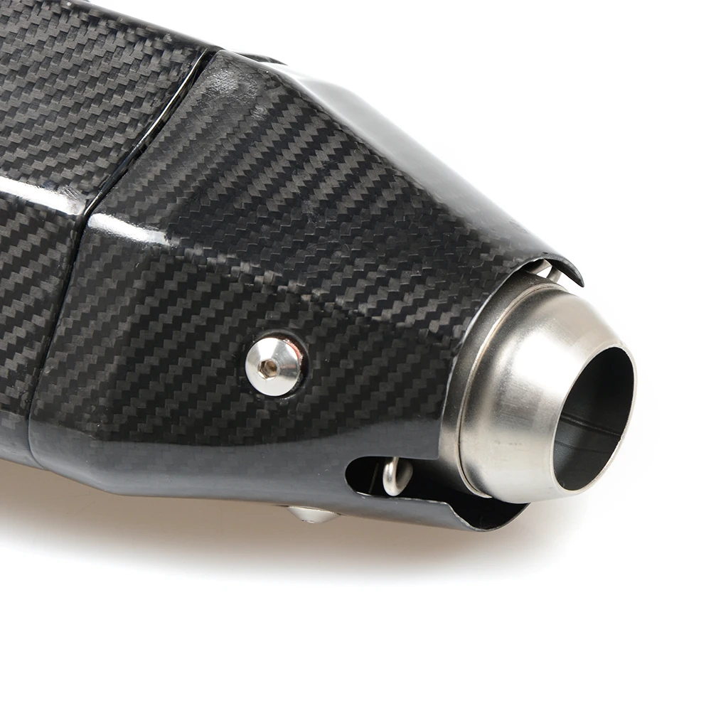 De fibra de carbono Real silenciador de Escape de escapar con DB asesino para BMW F800GS F800R F800GT F800ST F800S F700GS F650GS