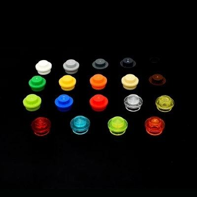 *Round Plate 1x1*200pcs DIY enlighten block bricks 6141 ,Compatible With Other Assembles Particles