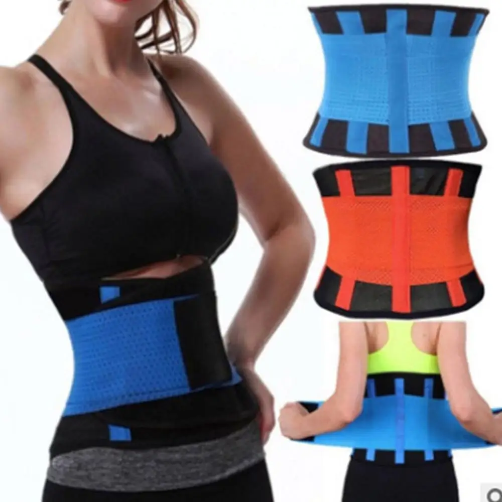 

Fitness Sports Exercise Waist Brace Support Pressure Protector Belly Shaper Thin Adjustable Belt Training Waistband For Women