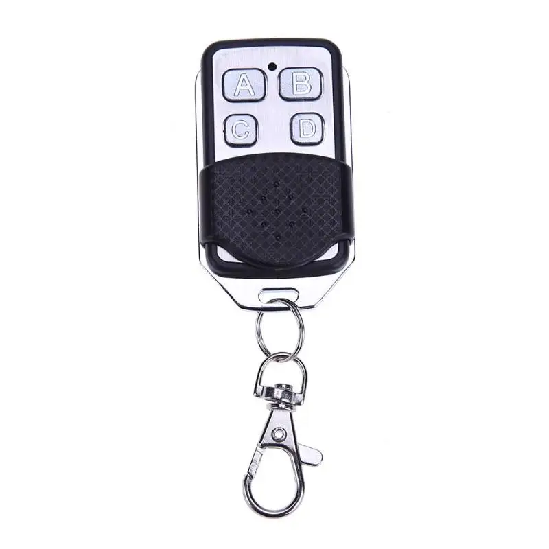 

433MHz Wireless Remote Control 4 Keys Learning/Fixed Code RF Remote Control for Electric Garage Door Gate Alarm System