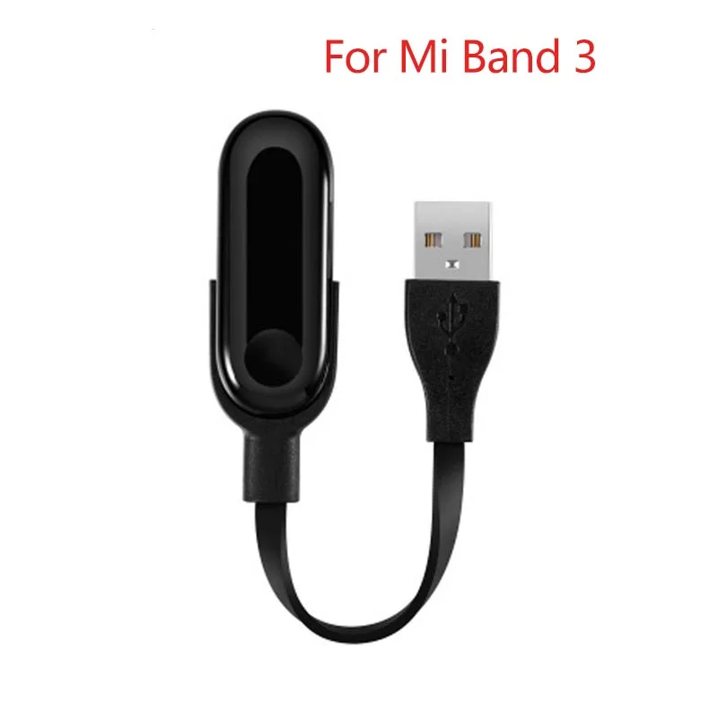 

For Xiaomi Mi Band 3 Charger Cord Replacement USB Charging Cable Adapter for Xiomi xaomi MiBand 2 3 Smart Bracelet Wristband