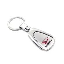 Автомобильный стиль брелоки 3D автомобильный логотип брелок цепочки кольца для ключей держатель для Daihatsu ESSE Boon copen rocky Yrv Sonica Terios Sirion