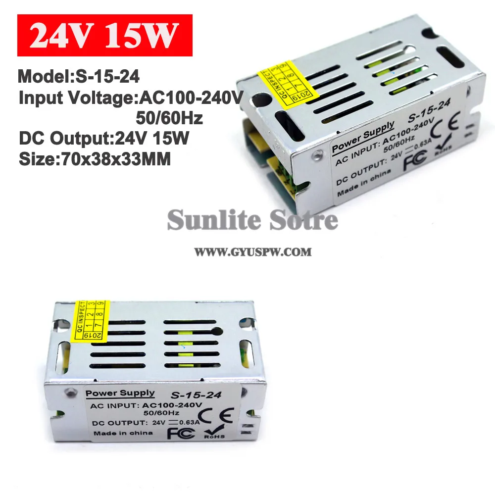 24V15W