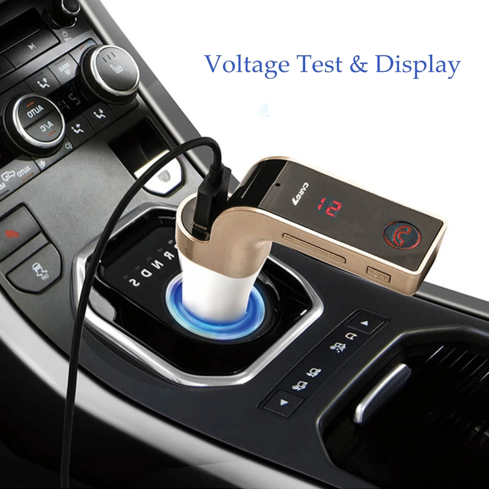 5-in-1 Car Mp3 Player Bluetooth FM Transmitter Modulator Handsfree Bluetooth Car Kit Aux SD USB Music Charger Voltage Display 5-in-1 Car Mp3 Player Bluetooth FM Transmitter Modulator Handsfree Bluetooth Car Kit Aux SD USB Music Charger Voltage Display