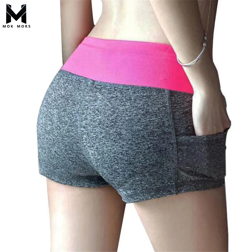 

Summer Hot Women's Explosion Models High Street Jogger Fitness Womens Shorts Fashion Brand Casual Solid Color Stitching Shorts