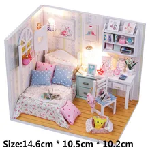DIY Кукольный дом игрушка Реалистичная 3D кукольные домики для кукол сборка мини домашнее украшение игрушки для детей подарки на день рождения