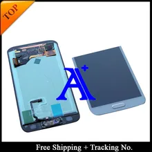 Free Shipping + 100% tested Original For Samsung Galaxy S5 G900 G900F LCD Digitizer Assembly with home button +Sticker