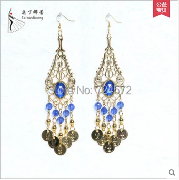 

Belly dance accessories Gem belly dance earrings