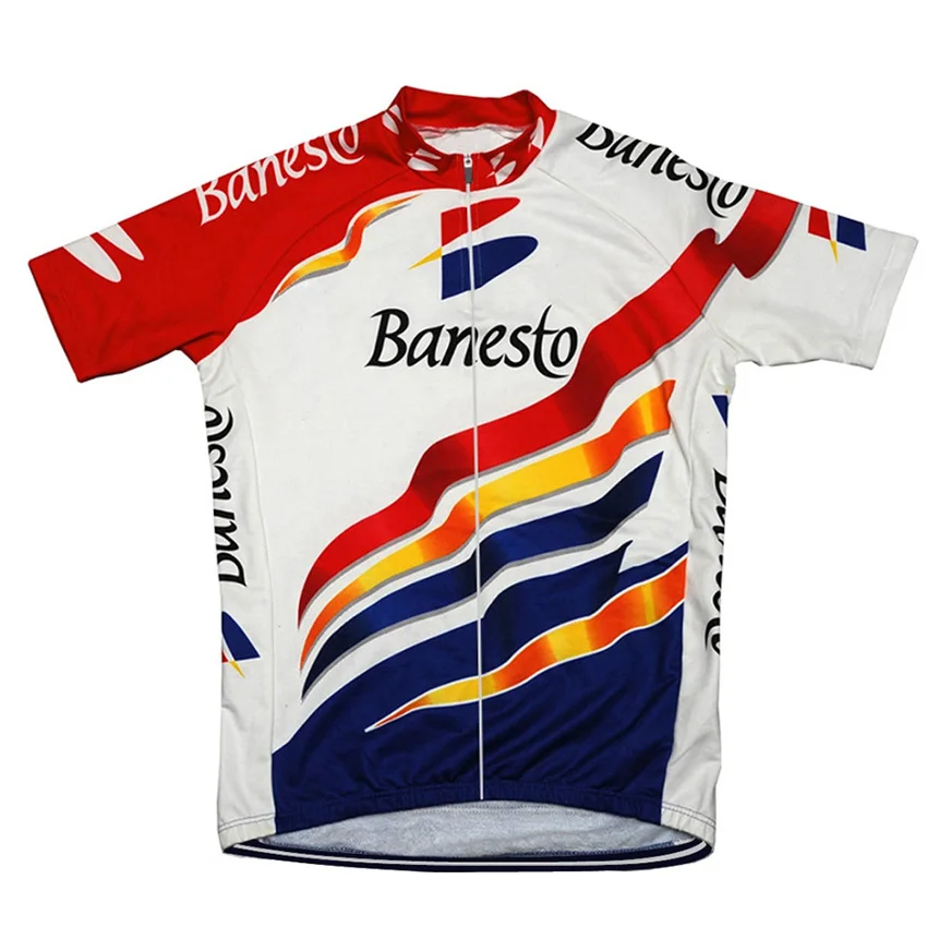 Nueva camiseta de Ciclismo de verano Retro colorida para hombre MTB o Ciclismo de carreras de carretera Ropa de Ciclismo de manga corta Ropa Ciclismo Maillot
