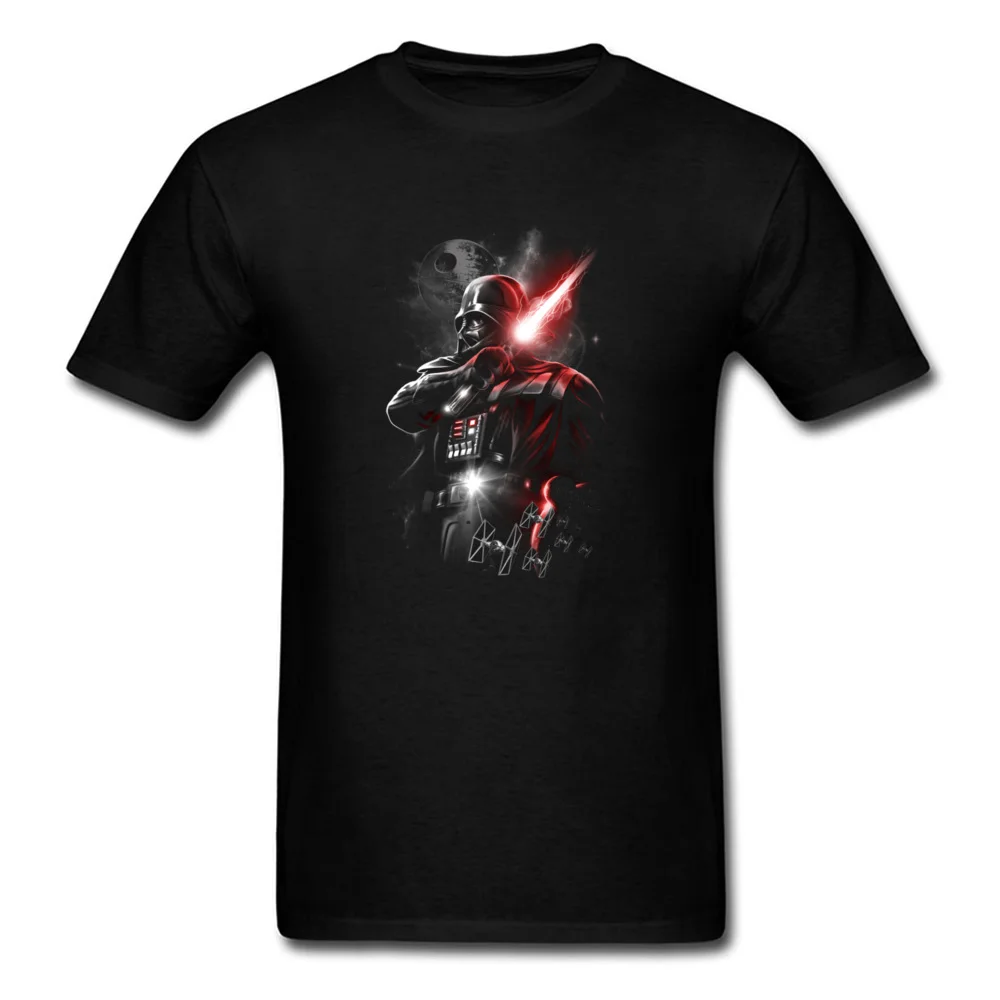 The Dark Lord stricks Мужская футболка Звездные войны 100% хлопок футболки черная одежда