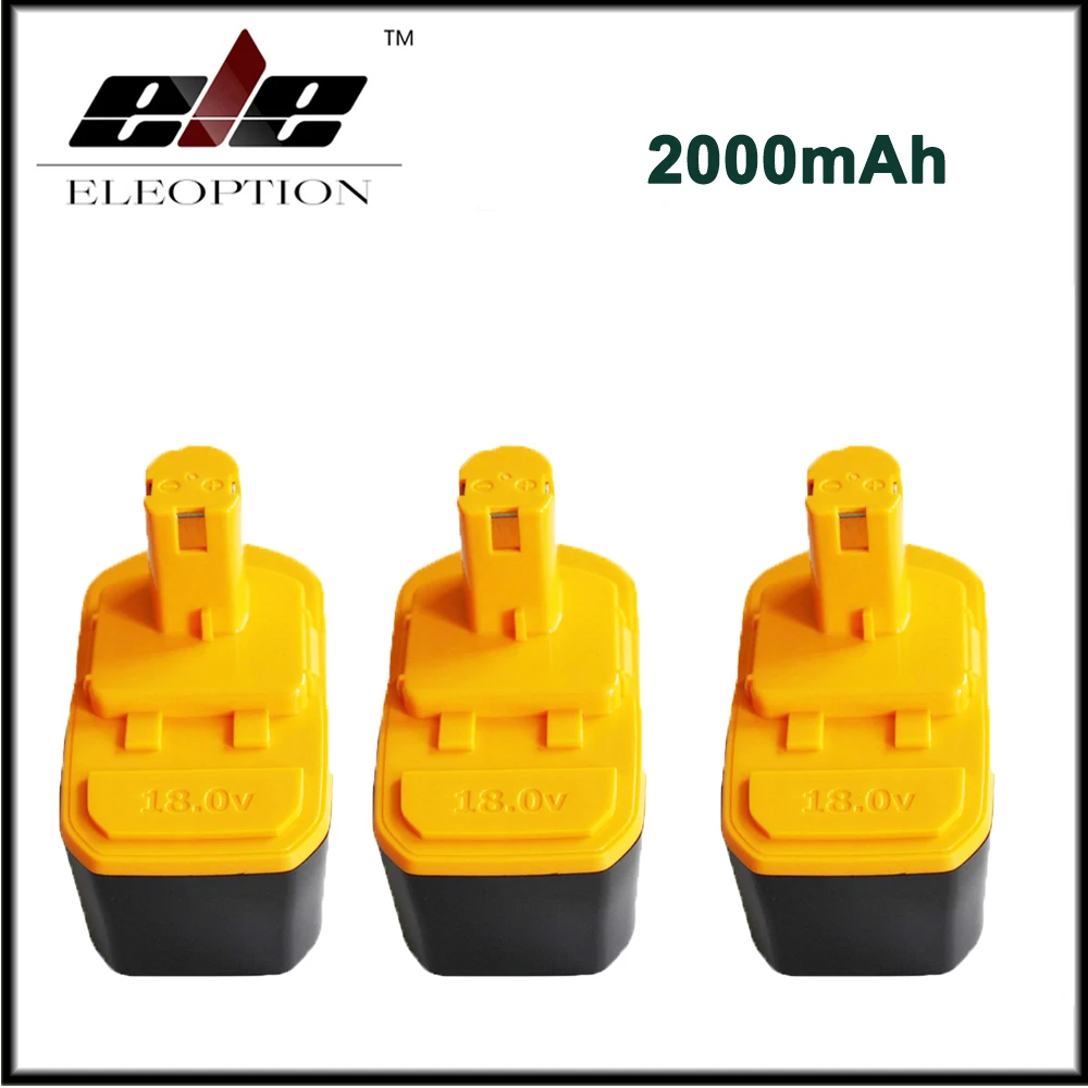 Цена 3x2000 мАч 18 В Замена Батарея для Ryobi 130224007 130224028 130255004 bpp 1817