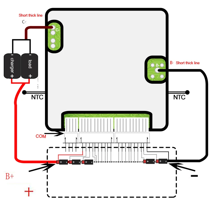 16 S 20A 30A 40A 50A Lifepo4 литий ионный аккумулятор для смарт защита батареи pcm bms Bluetooth App UART