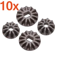 10 комплектов Diff дифференциальная Коническая Зубчатая Передача набор для 1:10 р/у машинка Himoto E10XT E10XTL E10MT E10MTL E10XB E10XBL Багги Truggy Запчасти 31009