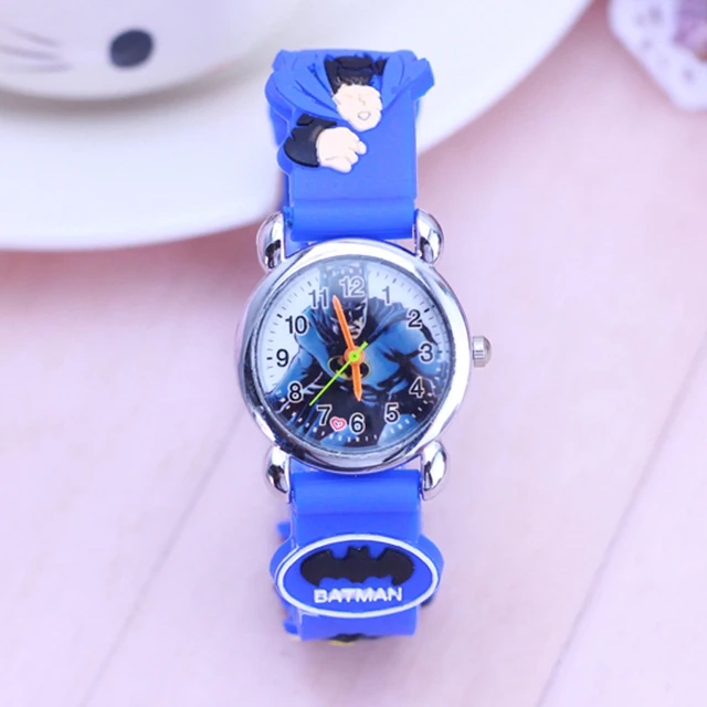 2018 Lovely 3D Cartoon Batman Watch Children Kids Boys Girls Students Quartz Wri 2018 Lovely 3D Cartoon Batman Watch Children Kids Boys Girls Students Quartz Wri