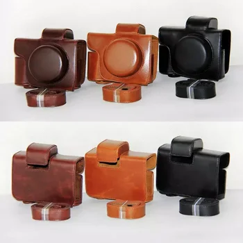 

PU Leather Camera Case Cover For Olympus E-M10 Mark II EM10 II (14-42mm Lens)