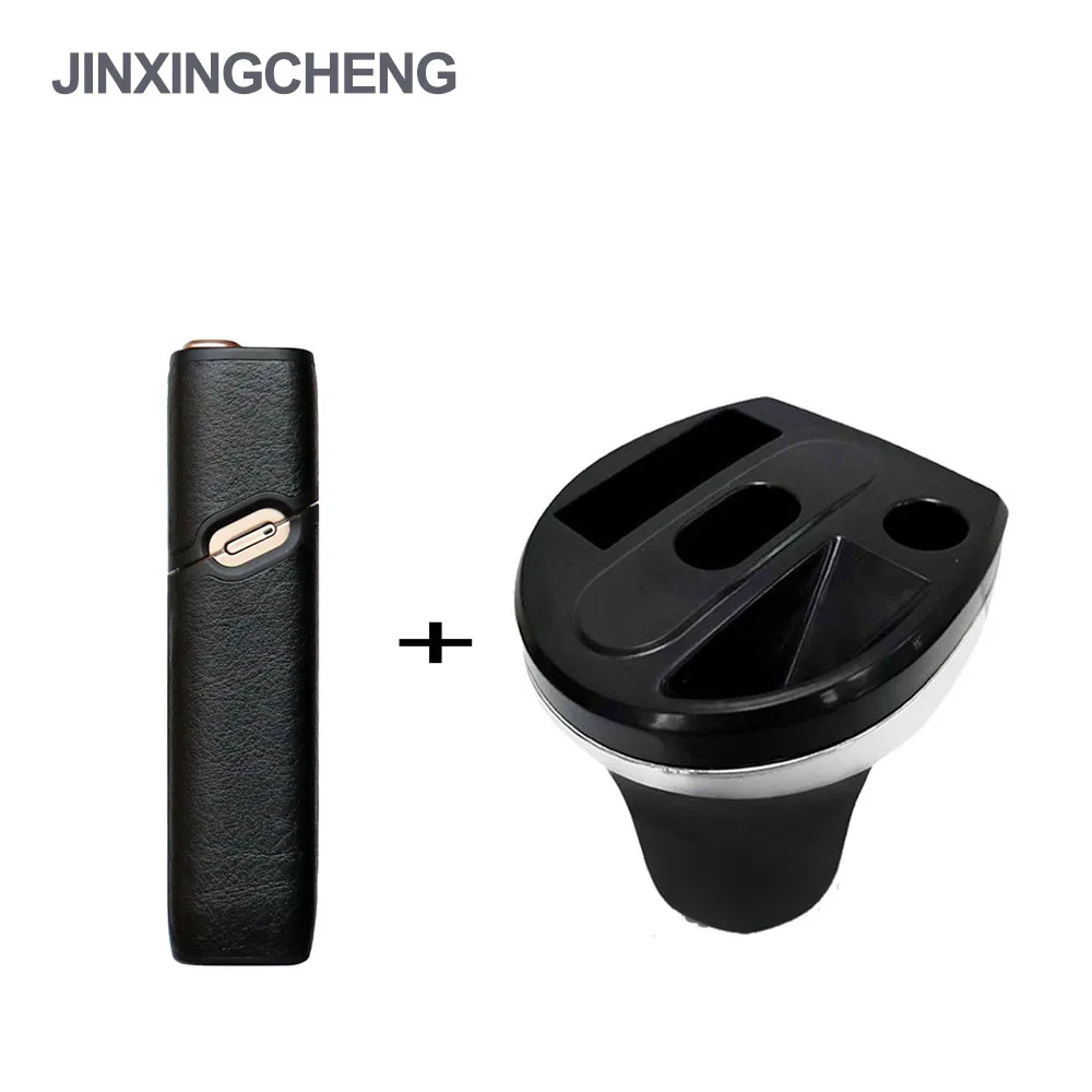 

JINXINGCHENG Portable Car Charger for Iqos 3 Multi and Leather Case for Iqos Multi 3.0 Cases Cover Pouch Bag Holder Box 4 Colors