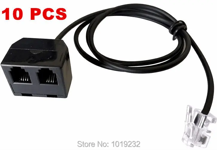 10 PCS Telephone Training Adapter Y Splitter for Headset or Handset Nortel Meridican Norstar Avaya Ashtra Mitel Polycom | Электроника