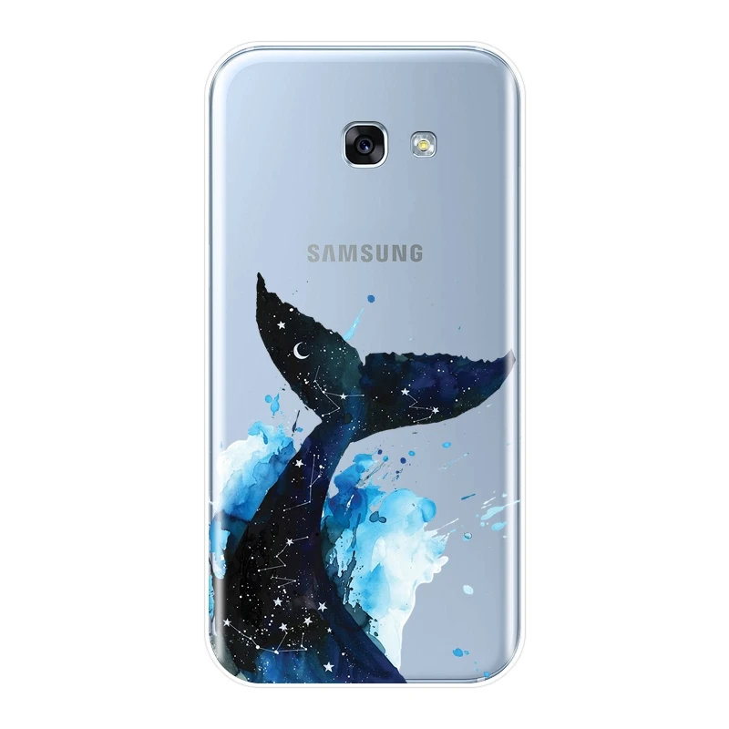Мягкий чехол для телефона Samsung Galaxy A6 A7 A8 2018 A3 A5 2016 2017 Силиконовая задняя крышка Plus