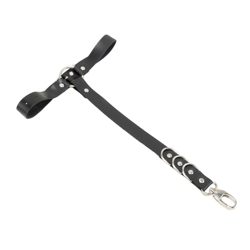 

Sexy Women Fashion Harajuku Single Strap Clip Leather Punk Suspender Hook Adjustable Handmade Sock Garter Belt