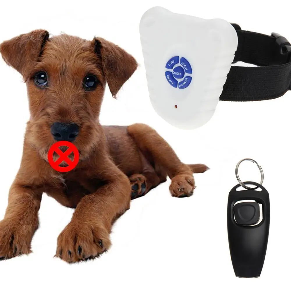 Waterproof Dog Stop Barking Control Collar Training Device Button