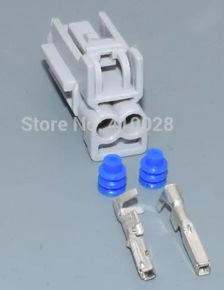 100set female Shhworld Sea 2 Pin 1,0 мм 7282-7770-40 женский мужской автомобильный разъем жгут проводов разъем авто розетка - Название цвета: 100set female