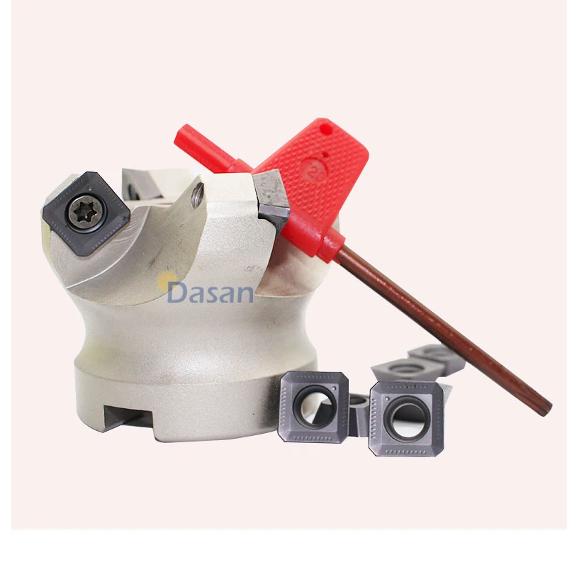 1pc KM12R50 22 4T Four SEKT1204 Carbide Insert Clamped Fast Feeding