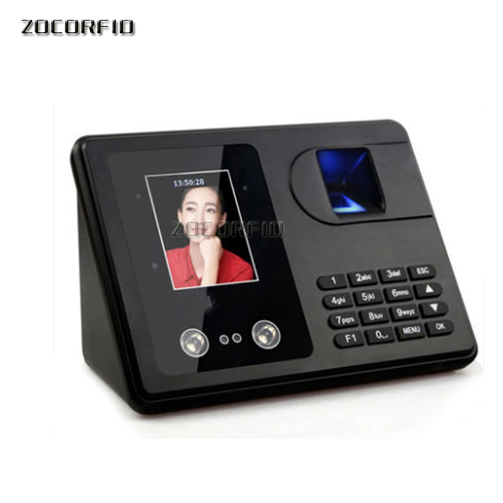 2.8"TFT U-disk download data(avoid software) face & fingerprint time attendance /time Electronic recorder/ clock