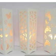 Вырезать узоры или на деревянных энергосберегающие декоративные лампы исследование гостиная спальня причал лампы