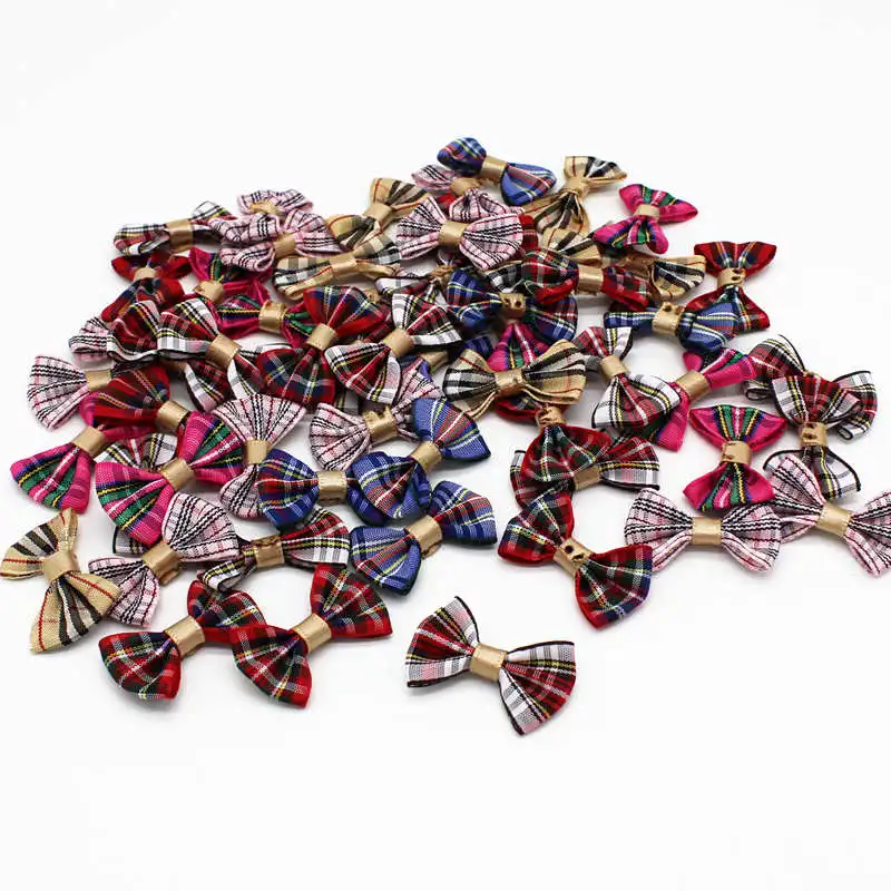 30 шт. Lucia crafts 3 5*2 5 см Разноцветные банты для девочек эксклюзивные мини бантики