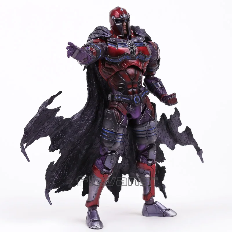 Marvel Universe VARIANT PLAY ARTS KAI X-men Magneto ПВХ фигурка Коллекционная модель игрушки 25 см