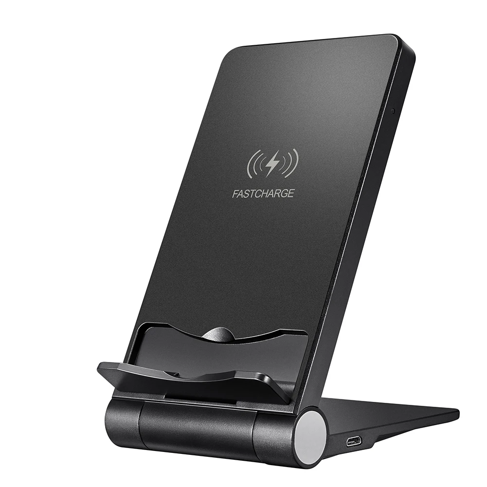 

10W Qi Wireless Charger Stand Fast Charging Holder for iPhone XR XS XS MAX 5V 2.5A Wireless Charger