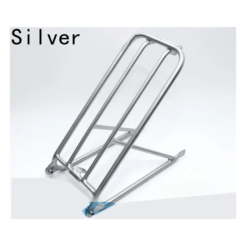 Clearance Aluminum Alloy Bicycle Standard Rear Rack for Brompton Folding Bike R and L Fender Super Light Shelf 2