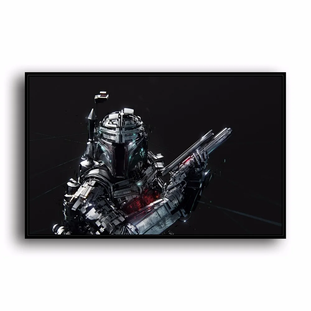 SR100746 Дарт Вейдер Звездные войны воин мультфильм фильм. HD холст печать домашнее