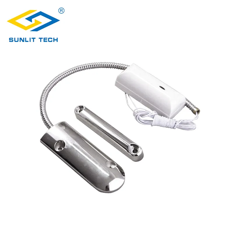 Sistema de Alarme Sensor de Porta da Porta do Obturador de Rolamento sem Fio Magnético da Porta Fio para Home para Home Security Interruptor Contato Sensor Detector 433 Mhz