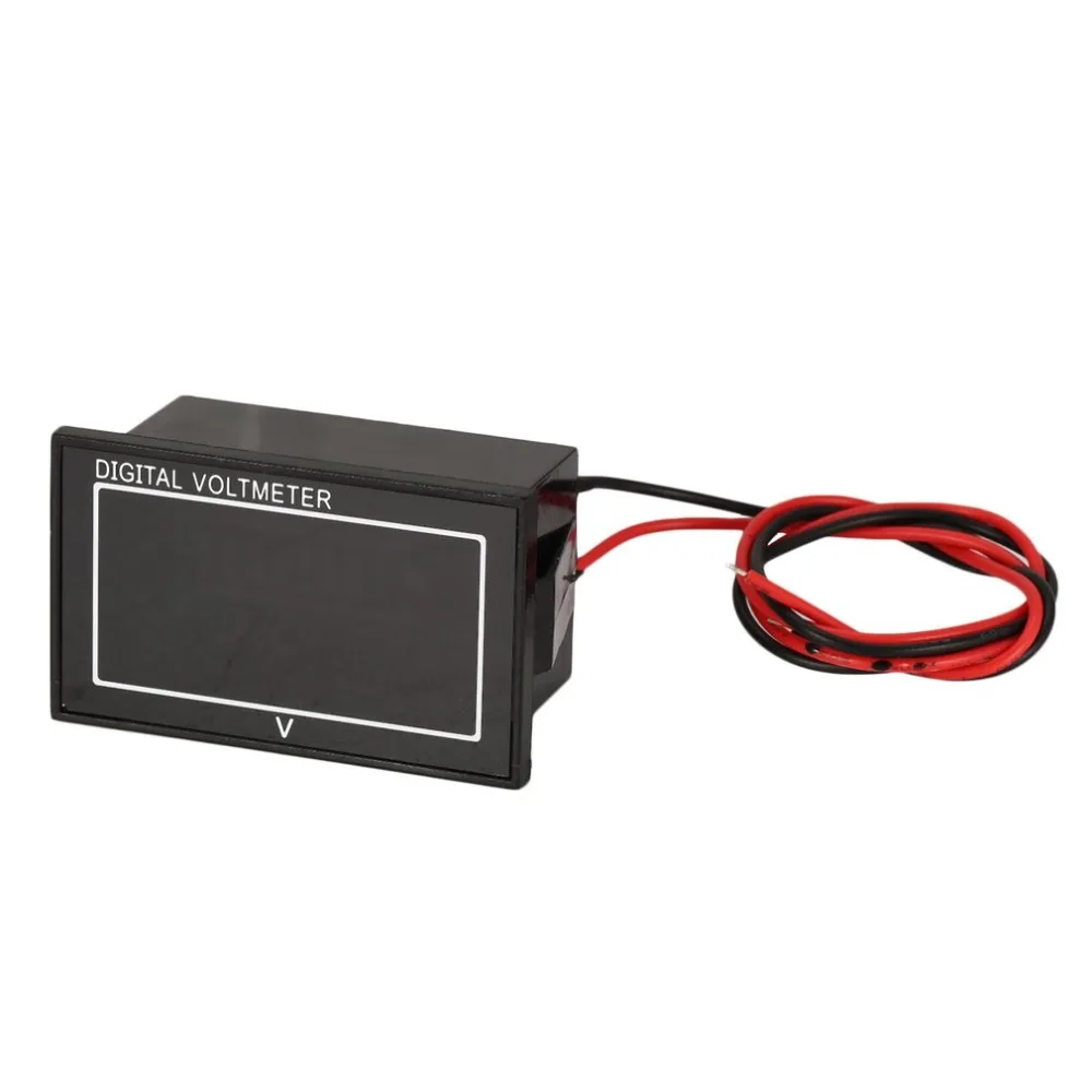 DC 6-80V 2 Wire LED Digital Display Battery Percentage Voltmeter Electric Voltage Meter Mini Volt Tester Auto Car Motorcycle | Инструменты
