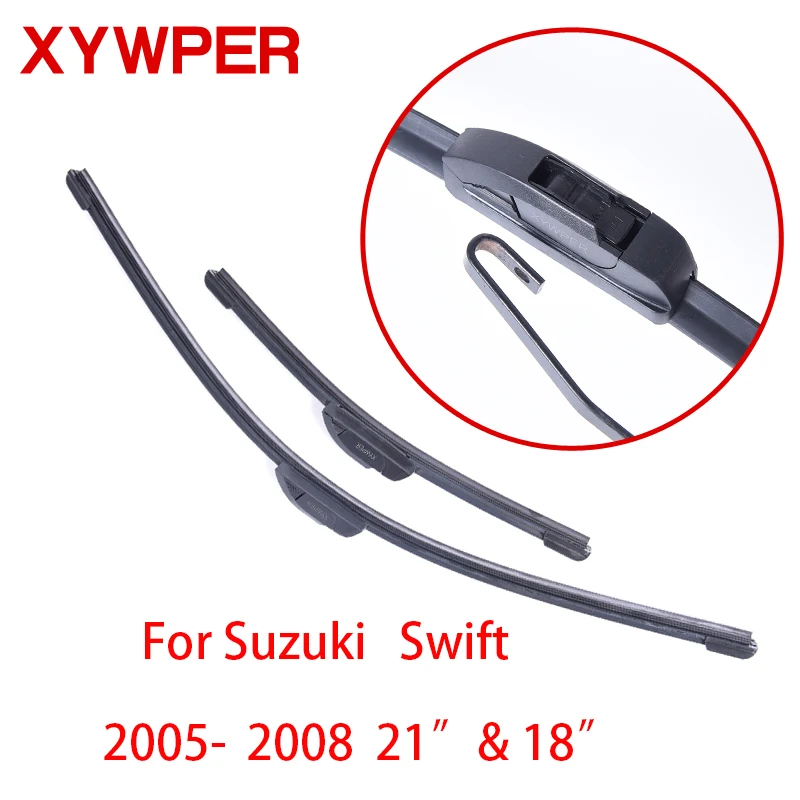 XYWPER Wiper Blades for Suzuki Swift 2005 2006 2007 2008 21"&18"Car