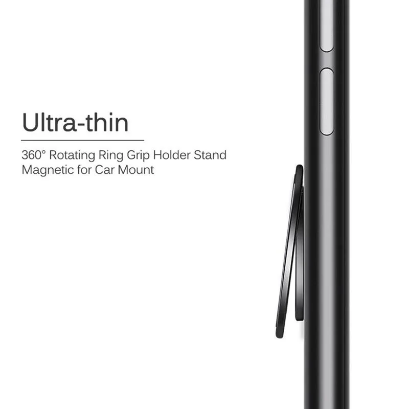 Phone Bracket Ultra-thin 360-disgree Rotating Magnetic Metal Mobile Phone Ring Buckle Bracket for IPhone 8 Plus X XS Samsung S10 Phone Bracket Ultra-thin 360-disgree Rotating Magnetic Metal Mobile Phone Ring Buckle Bracket for IPhone 8 Plus X XS Samsung S10