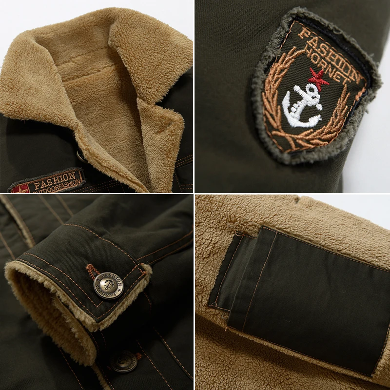 Зимняя Военная верхняя одежда ReFire Gear армейский пилот куртка бомбер мужская