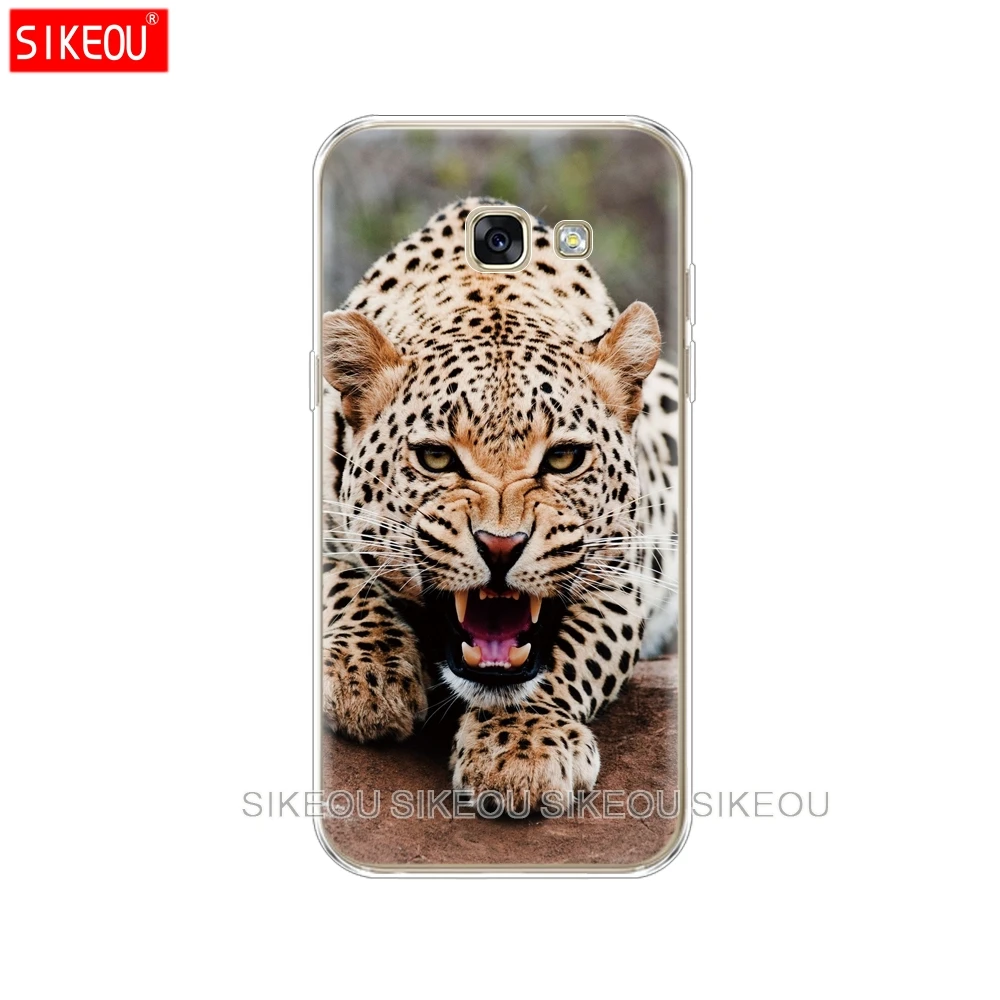 Чехол Мягкий силиконовый чехол для телефона для samsung Galaxy A5 SM-A520F Крышка для samsung A5 Волк тигр, Лев, Леопард медведь - Цвет: 10132