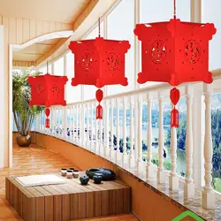 4D DIY Фонари s Свадебные украшения из нетканого материала дворцовый фонарь Новый год висит красный Фонари Китайский праздник Весны вечерние