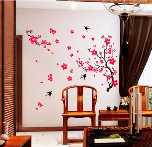 Family-Removable-Art-Vinyl-Blossom-Flower-Wall-Stickers-Decal-Mural-Home-Decor