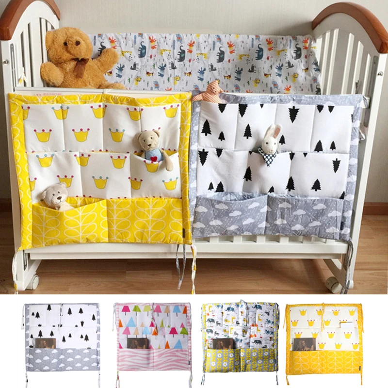 55*60cm Multi-Function Bed Bumper Crib Bumper Cartoon Print Crib Accessories Baby Stuff Hanging Storage Bag for Newborn Cribs 55*60cm Multi-Function Bed Bumper Crib Bumper Cartoon Print Crib Accessories Baby Stuff Hanging Storage Bag for Newborn Cribs