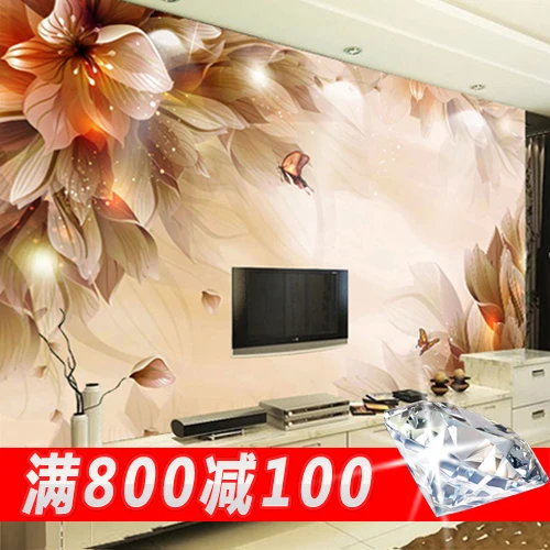 

NEW Can be customized large 3 d abstract art mural painting flowers,wall roll wall paper tv background wallpaper fashion modern