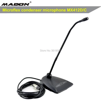

Free Shipping ,MX412D/C Microflex cardioid condenser Desk-Top Microphone , condenser conference microphone