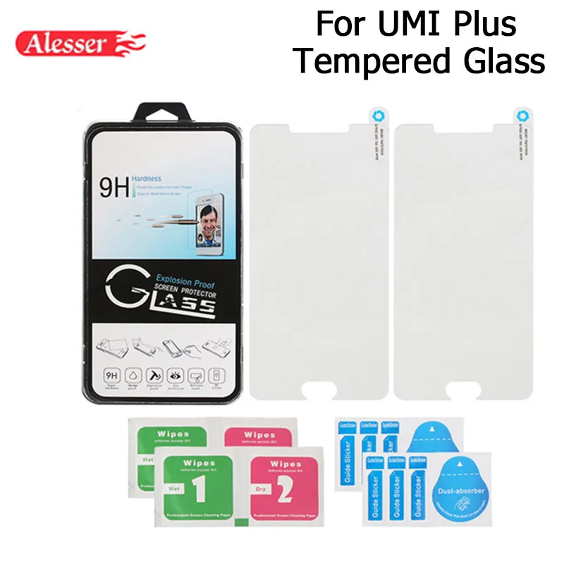 Alesser For UMI Plus E Premium Tempered Glass Film Scratch-proof Protective Steel Mobile Phone Accessories | Мобильные телефоны и