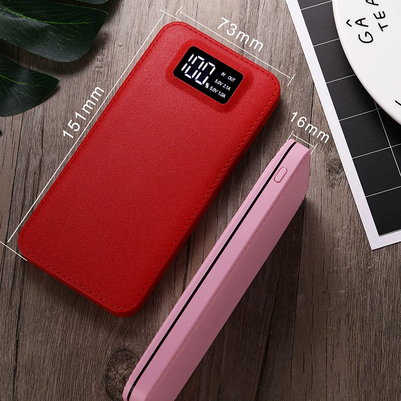 Power Bank 10000mAh External Battery Power Bank 2 USB LCD Power Bank Portable SmartPhone Charger for Samsung for XIAOMI