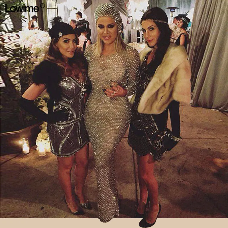New Plus Size Muslim Mermaid Evening Dresses With Long Sleeves Formal Sparkly Evening Prom Celebrity Party Gowns Custom Made