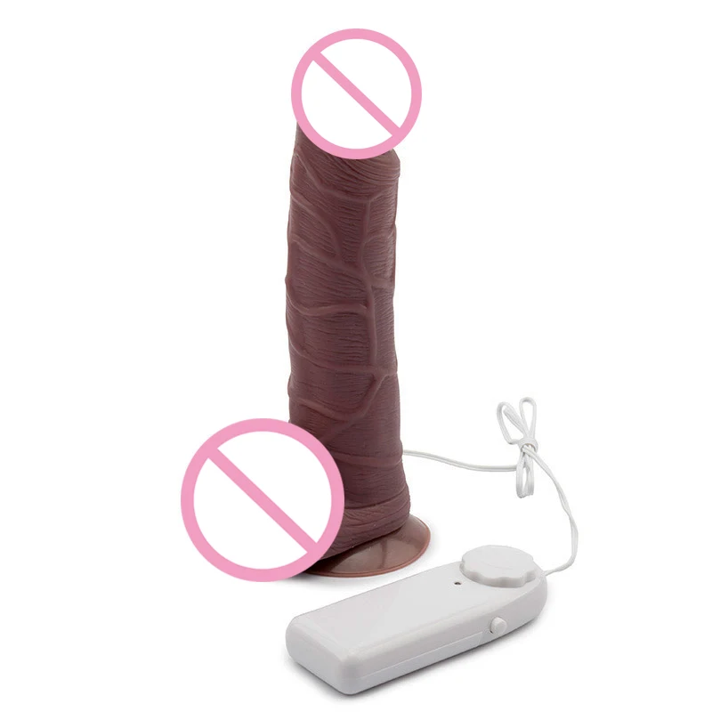 Realistic Penis Artificial Suction Cup, Multi Speed Vibrating Rotating Dildos, Big Rubber Dick Sex Products Sex toys for Woman