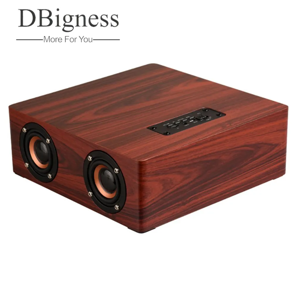 Dbigness Bluetooth динамик картон Беспроводная стерео 3D Звуковая система Поддержка TF Aux