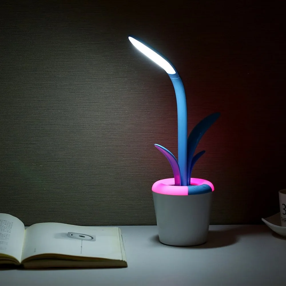  USB LED Reading Light Table Lamp Eye Care Desk Lamp Three Brightness Level Flexible Arm Light For S - 33013713344